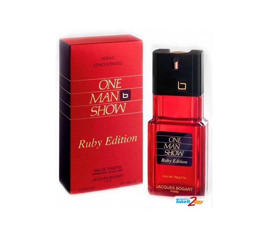 Jacques Bogart One Man Show Ruby Edition EDT for Men - 100ml