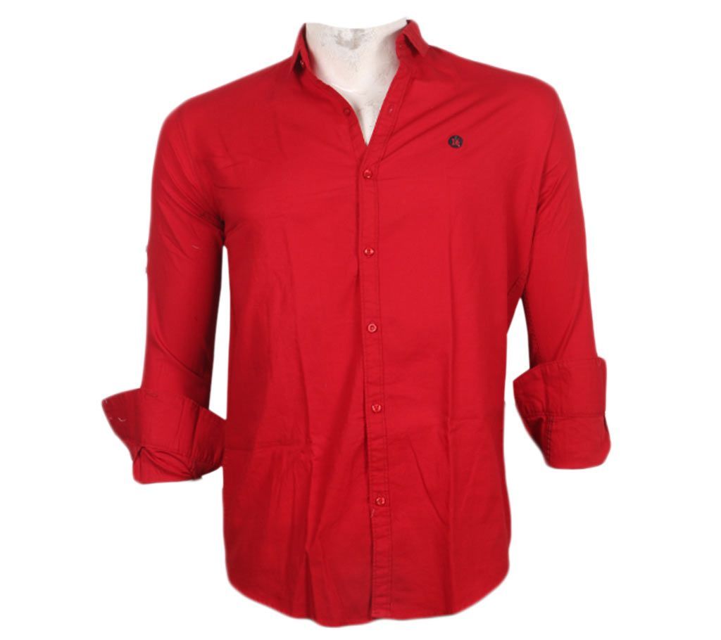 Red Full sleeve Shirt for Man