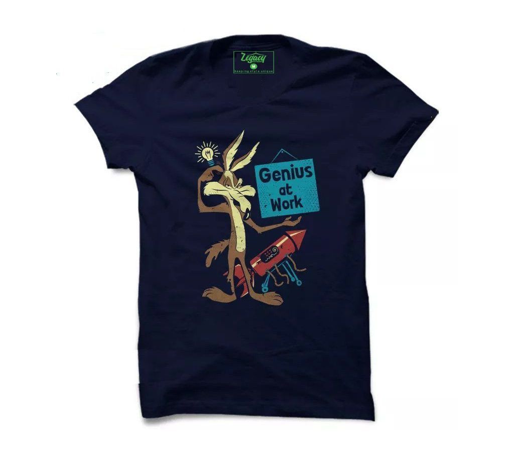 Genius at Work Menz half Sleeve T Shirt  