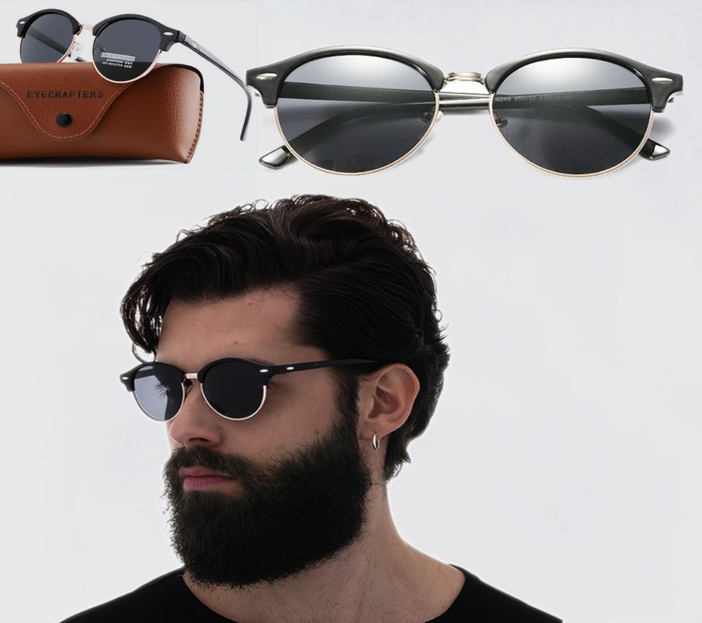 New Polarized Round Sunglasses Mens Womens