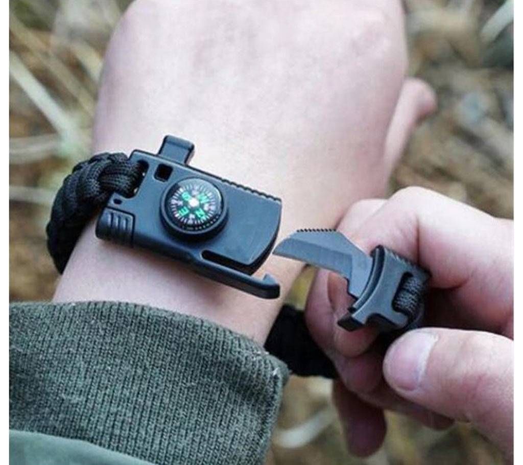 Military Emergency Braided Survival Bracelet