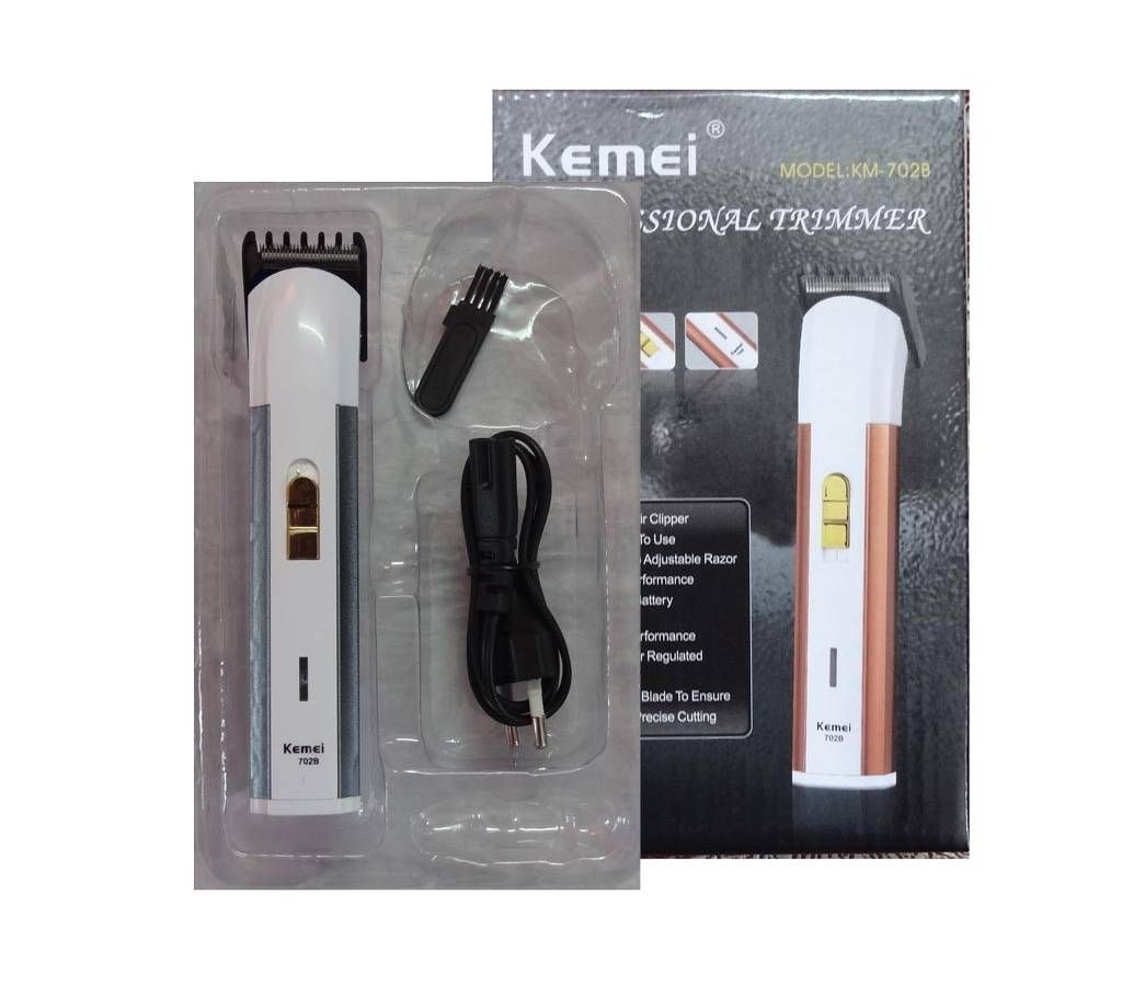 Kemei KM 702B Rechargeable Cordless Hair Trimmer