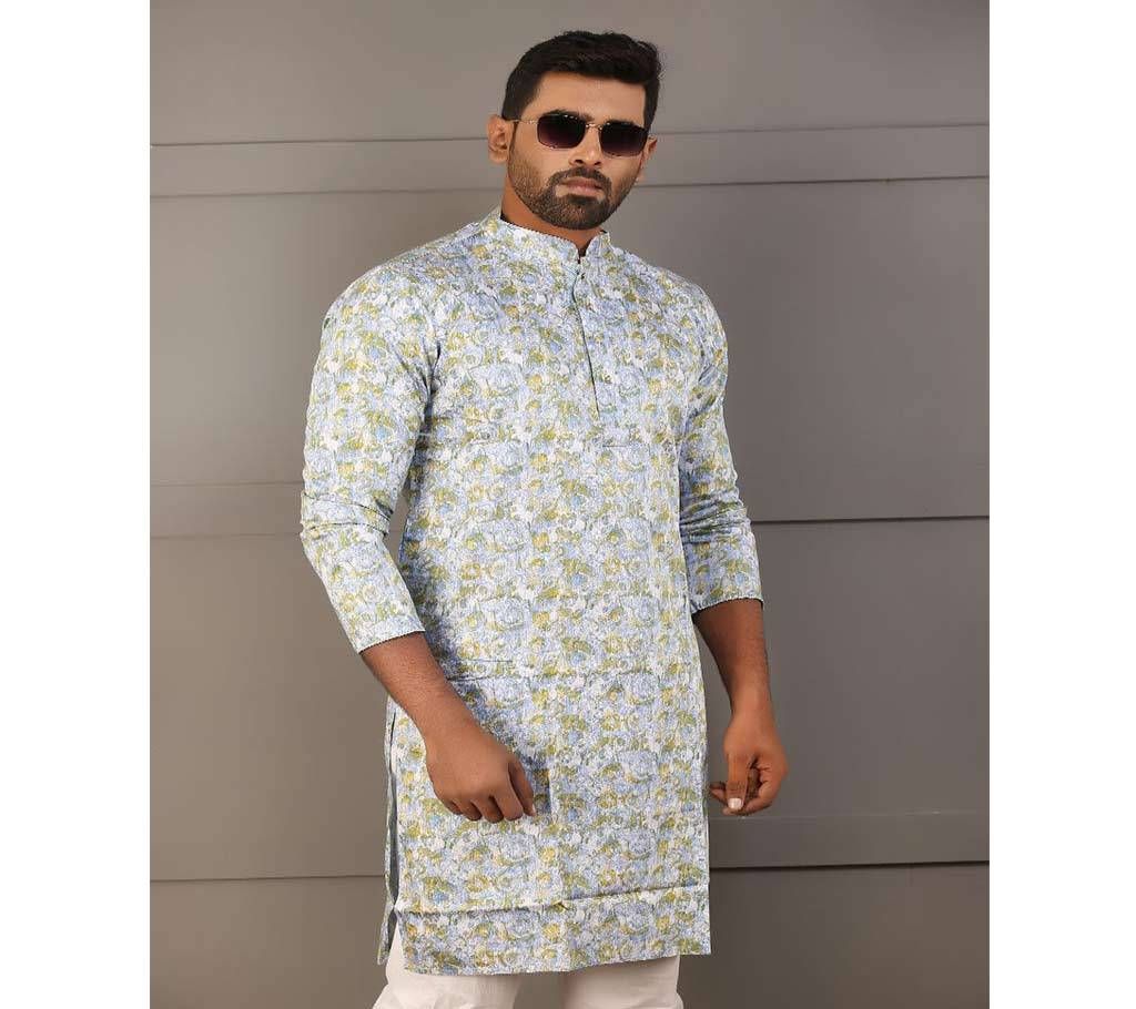 Sufi Print Panjabi  For Man 2222
