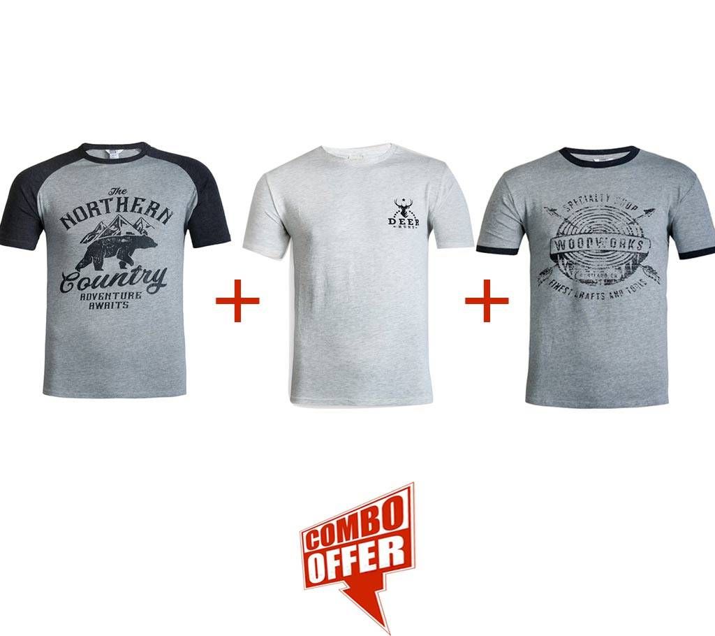 Full Sleeve Cotton T-shirt (Combo) 