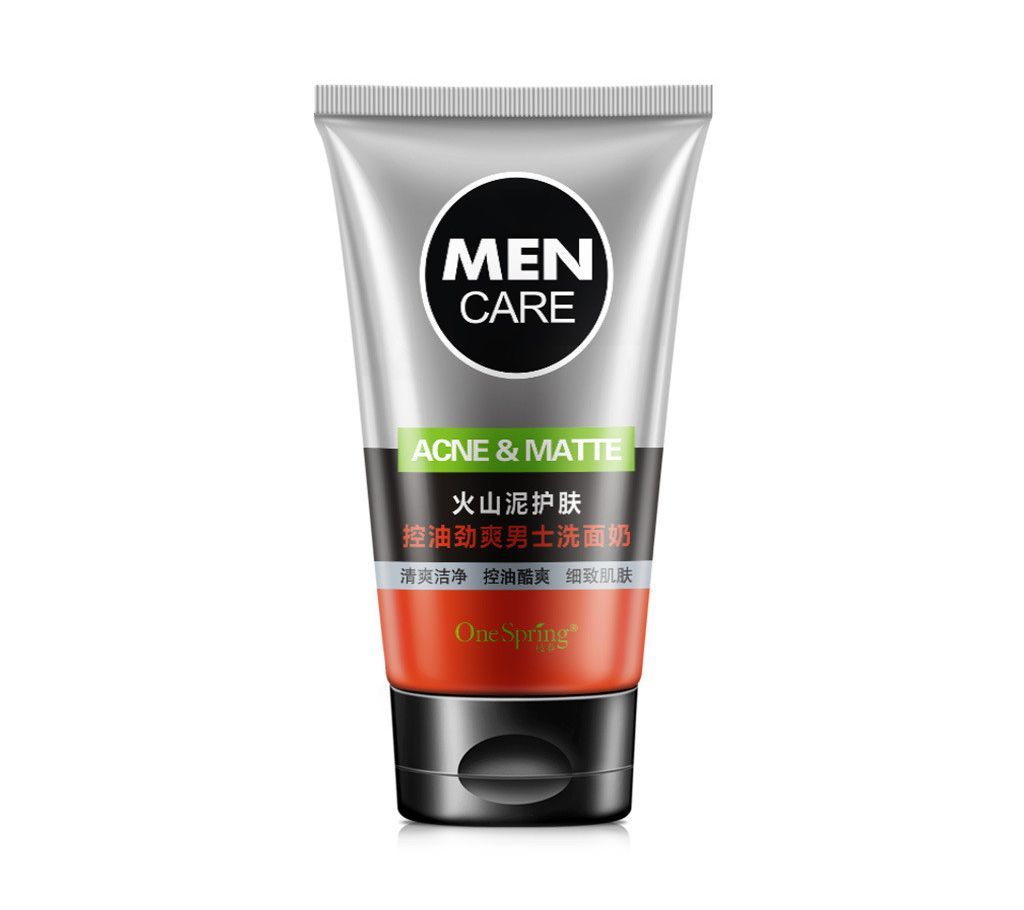 One Spring Men Care Men Oil Control Acne Cleanser -100 g -Thailand