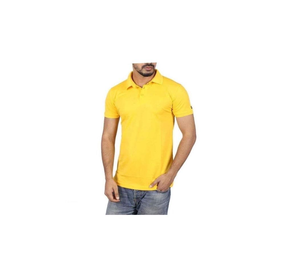 solid COlor Polo T-shirt for man