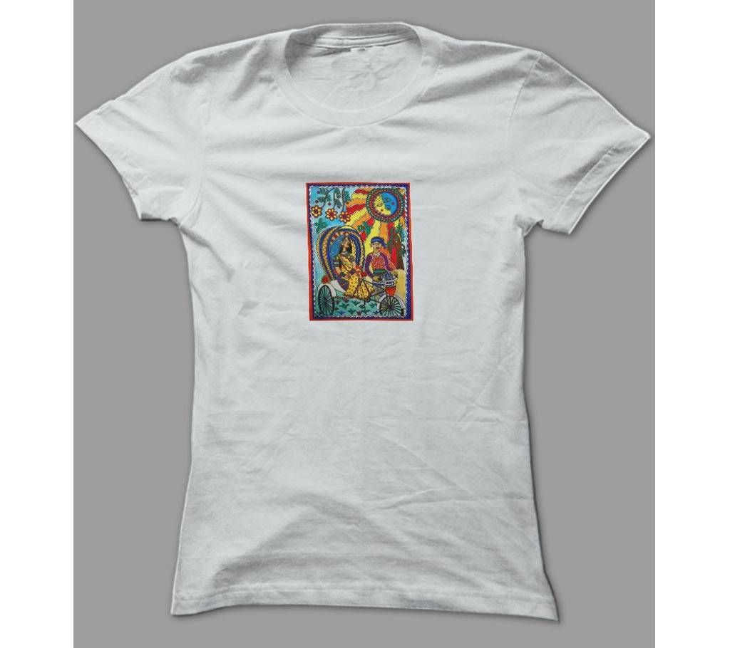 Art Fantastic White Polyester T-Shirt