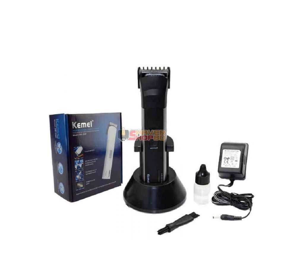 KM-2599 Rechargeable Trimmer - Black