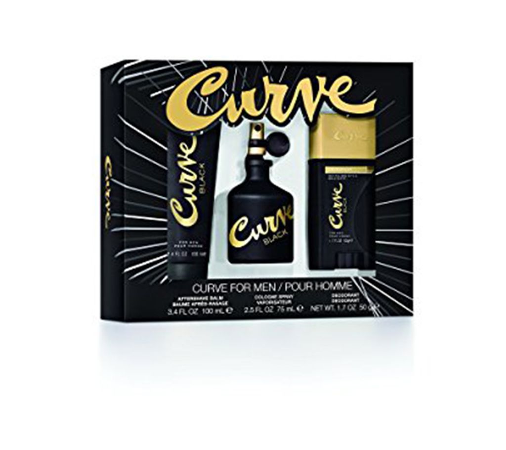 Curve Black Mens Gift Set - China