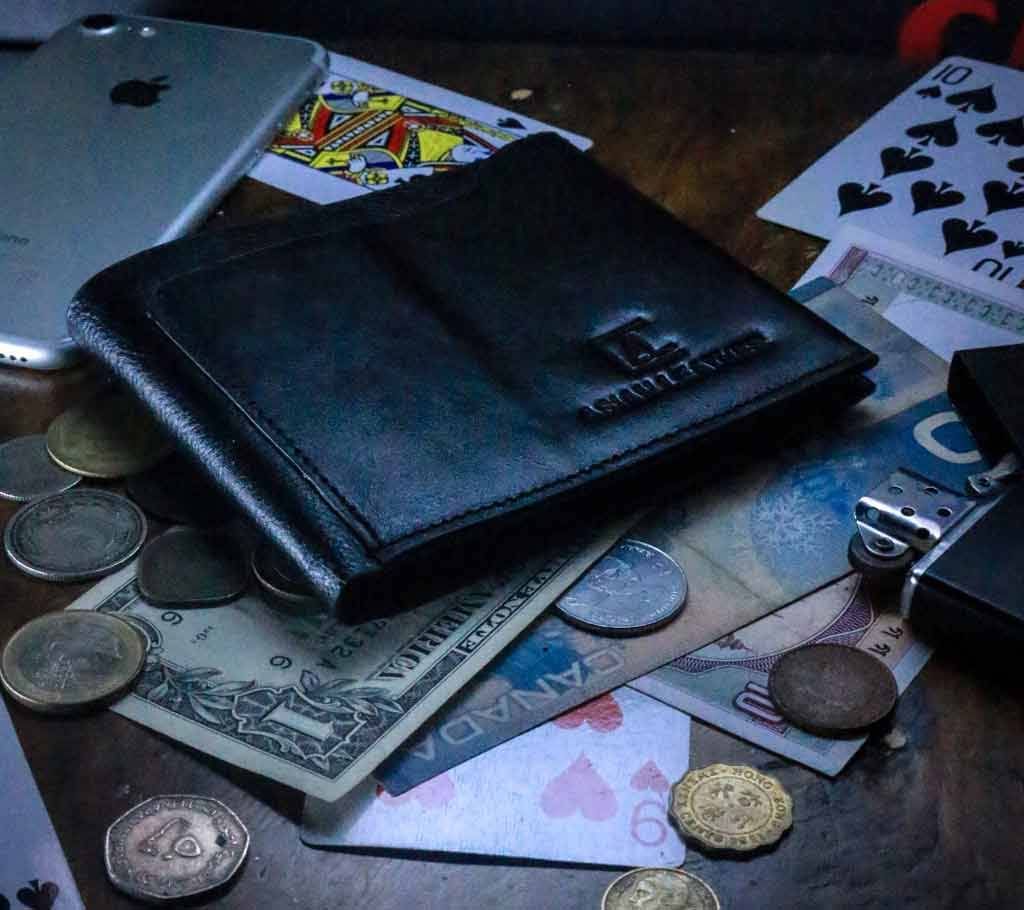 Asian Leather Wallet ( Black )