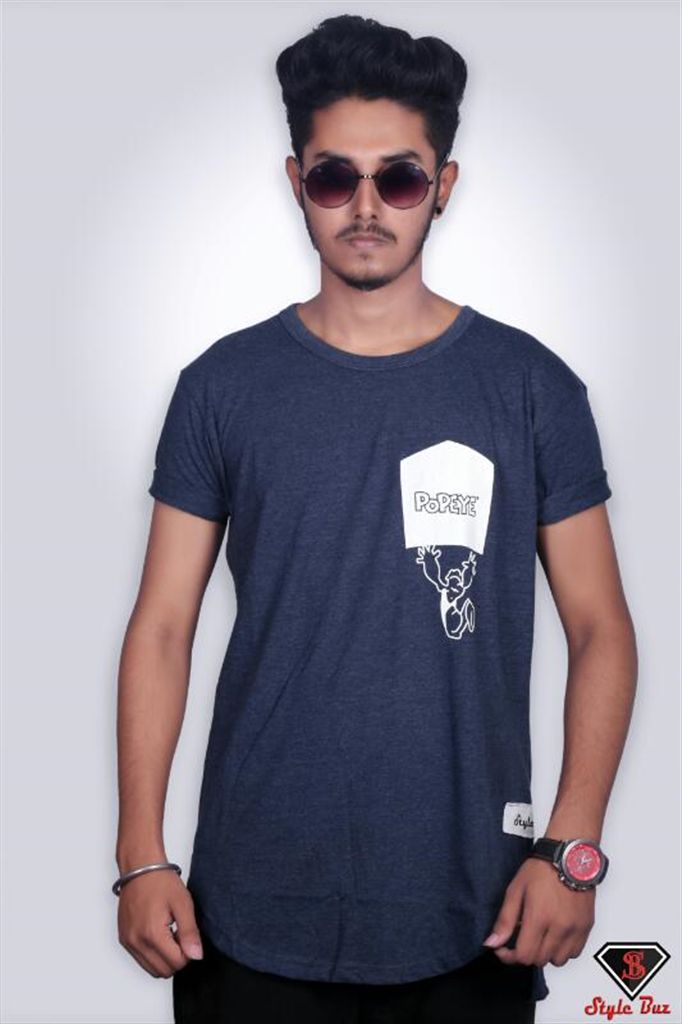 Popaye printed half sleeve t-shirt