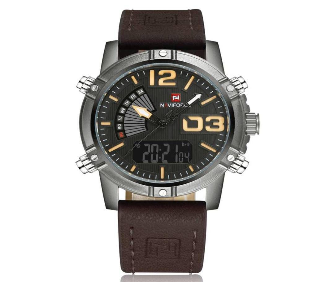 Naviforce Eid Collection NF9095  Dual Display Analog and Digital watch
