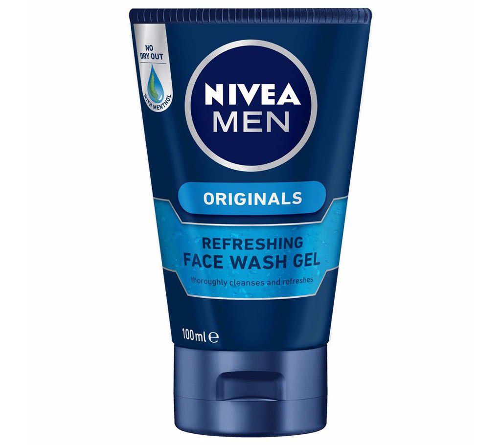 Nivea Men's Refreshing Face Wash Gel-100 ml