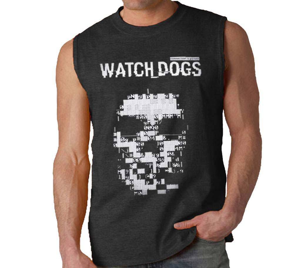 Watch Dogs Sleeveless t shirt for men 