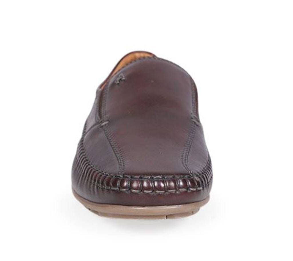 Apex Men's Brown Leather Casual Shoe

