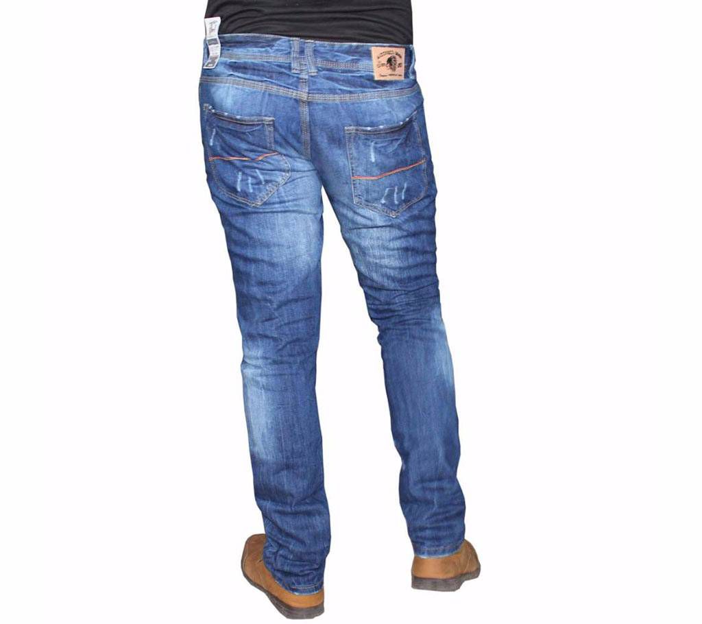 ALCOTT Men's Semi Narrow Jeans Pant 