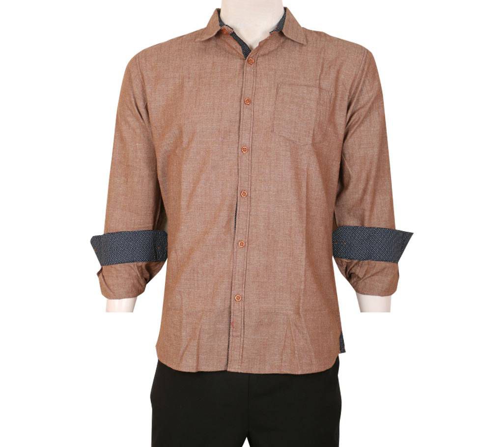Rami Cotton Full Sleeve Casual Slim Fit Shirt