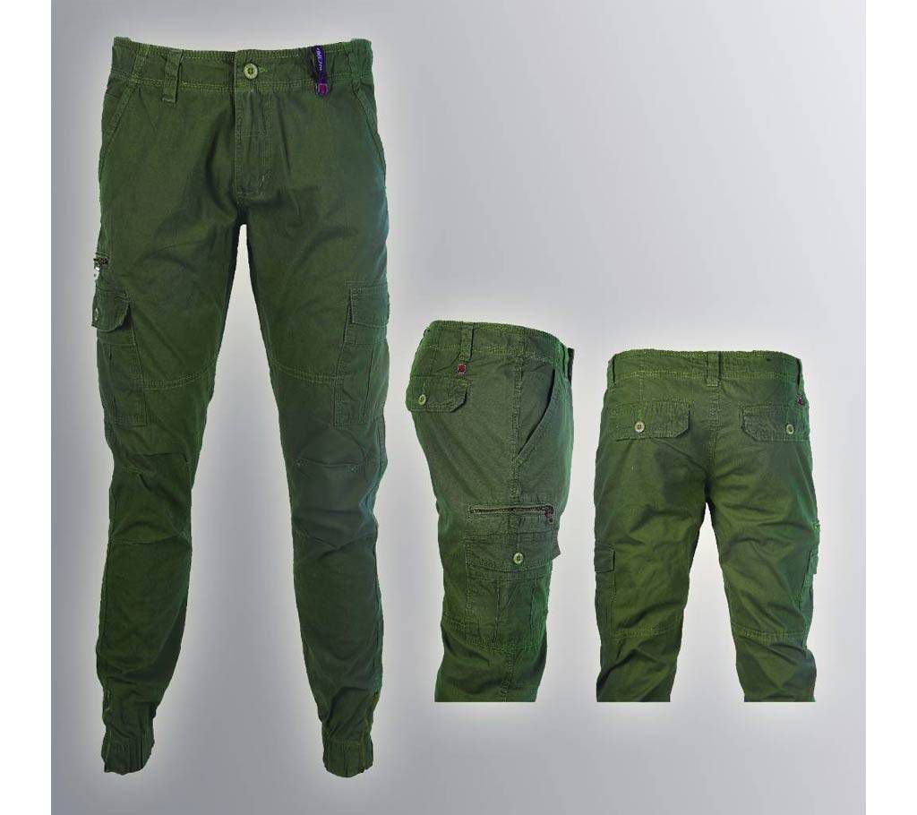 Men's green color cargo pant 