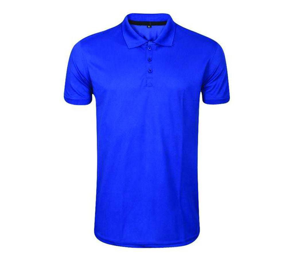 Men's Casual Short Sleeve Synthetic Polo Shirt