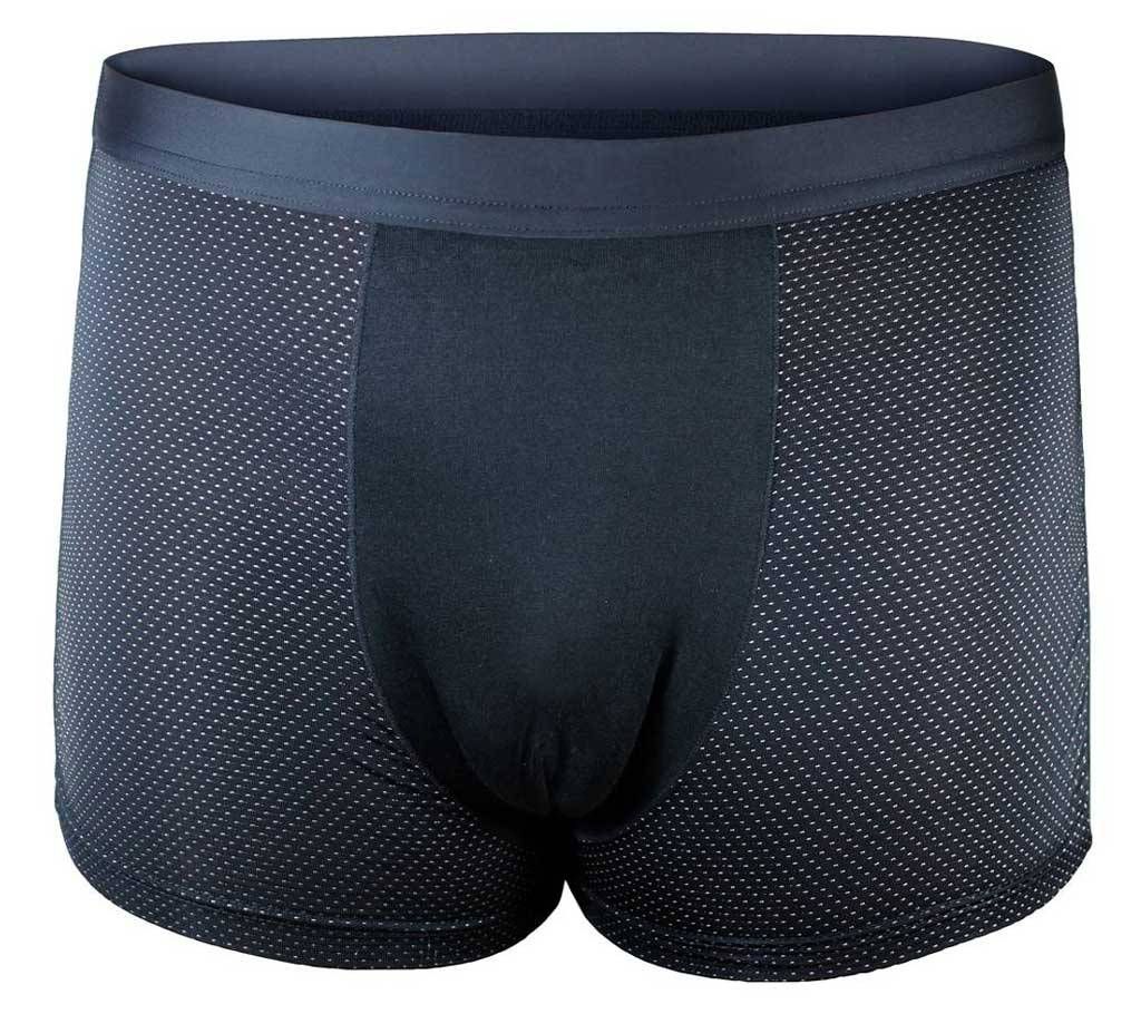 Black Men's Cotton Modern Boxer Underwear