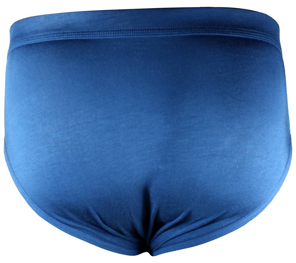 Blue Men's Cotton Modern V-cut Underwear
