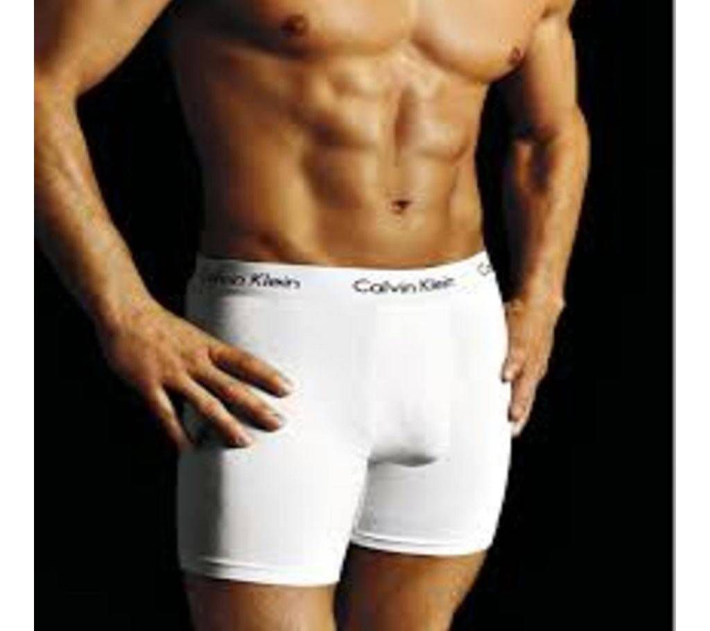 White Cotton Underwear For Men