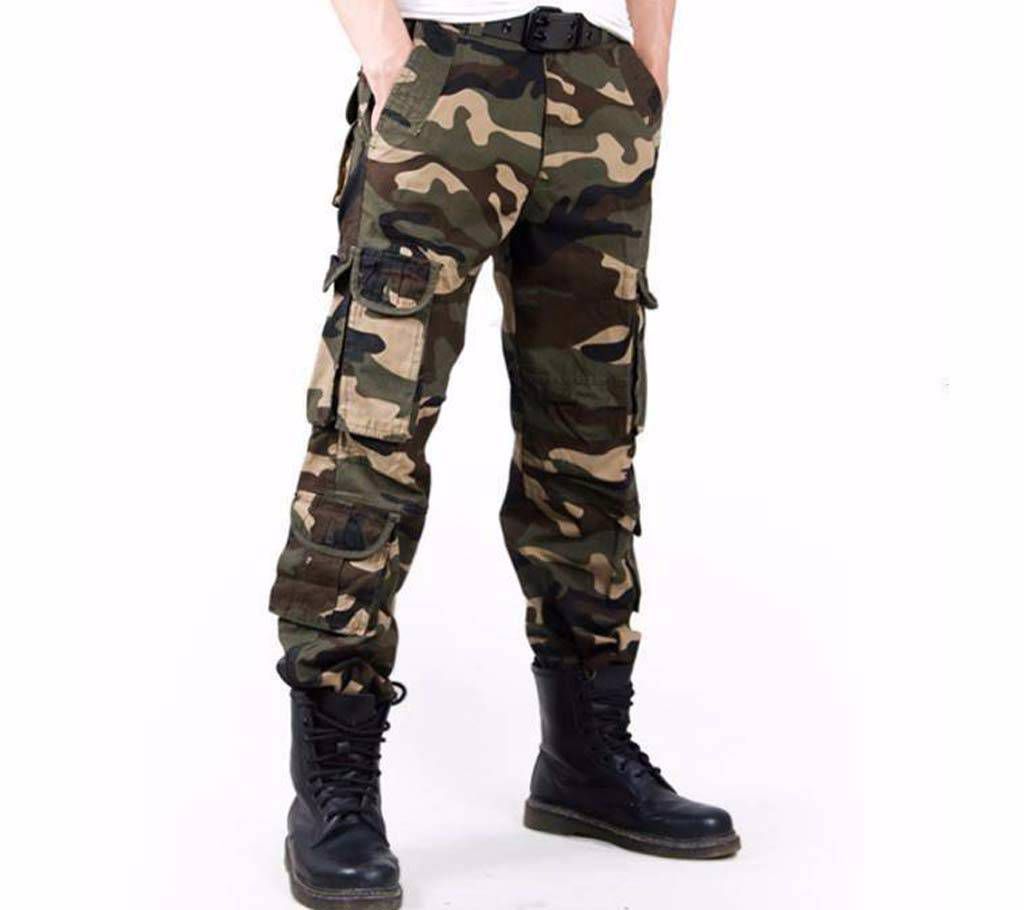 Mens Army Style Cargo Pant