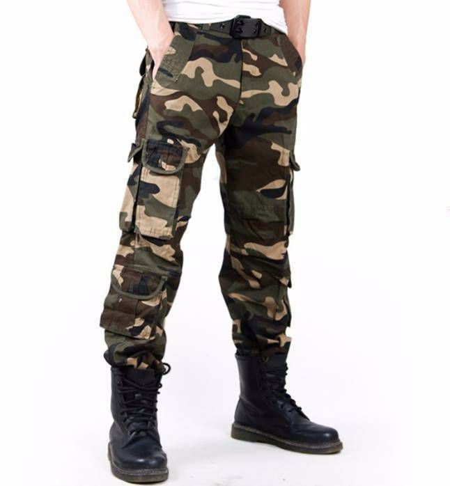 Mens Army Style Cargo Pant