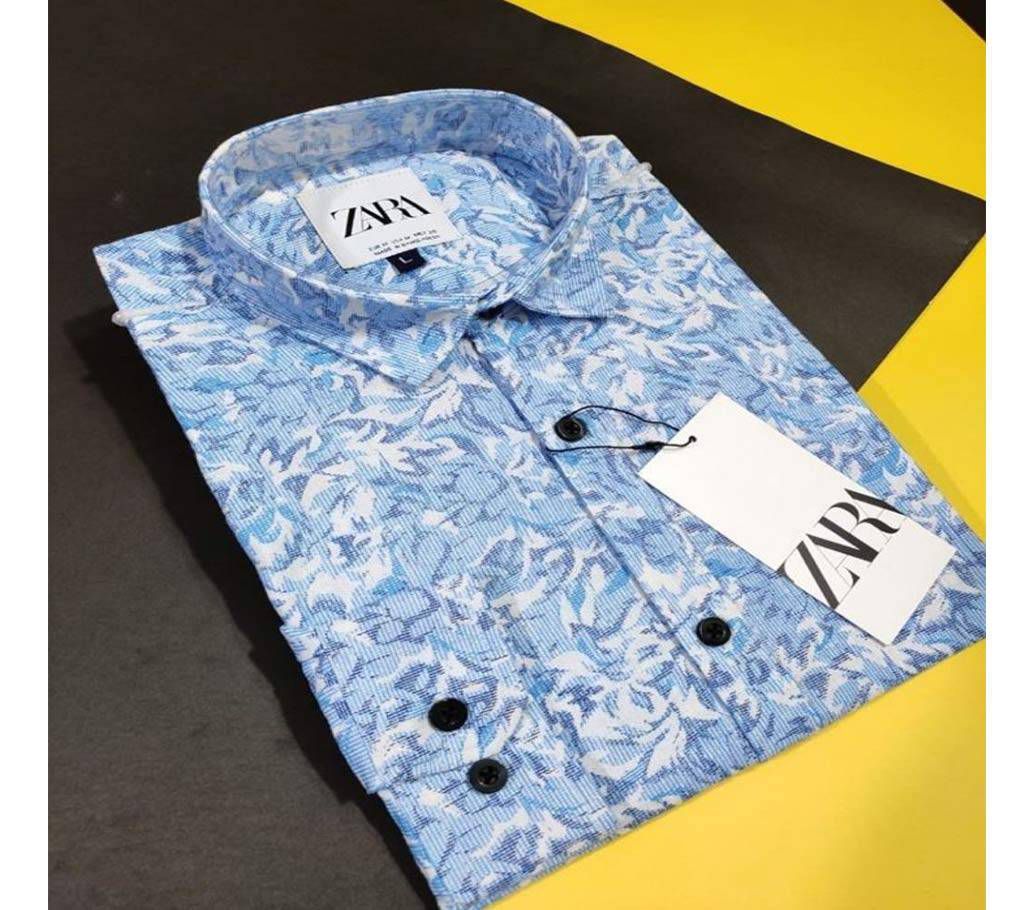 Full Sleeve Cotton Shirt For Men - 25 - SNK