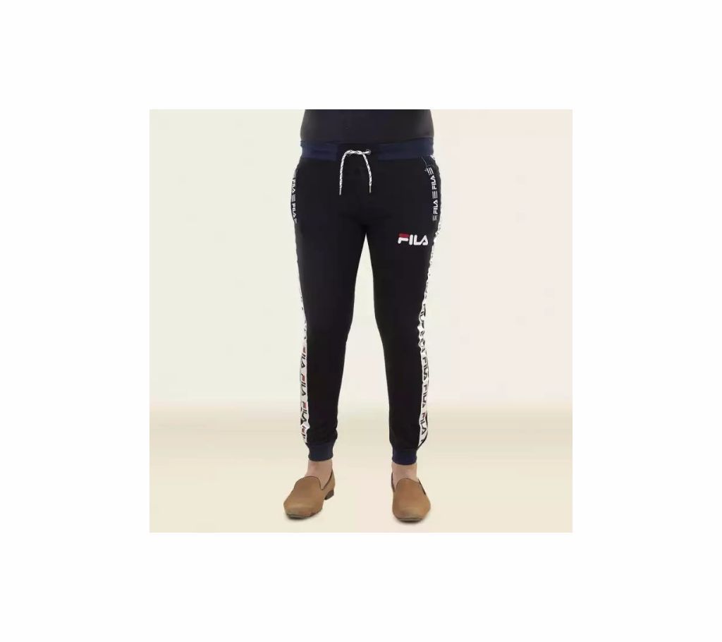 Slim Fit Black Trousers / Joggers & Sweats Pants for Mans