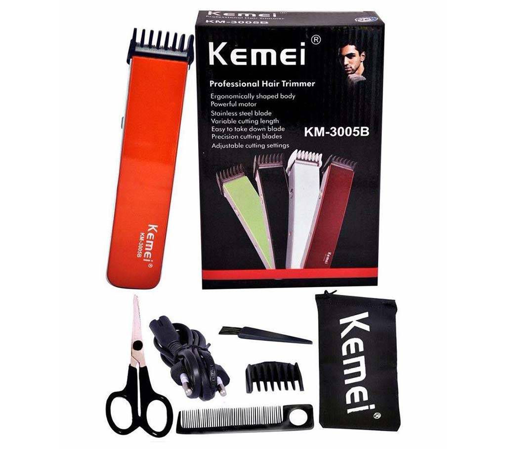 Kemei KM-3005b rechargeable trimmer and shaver 