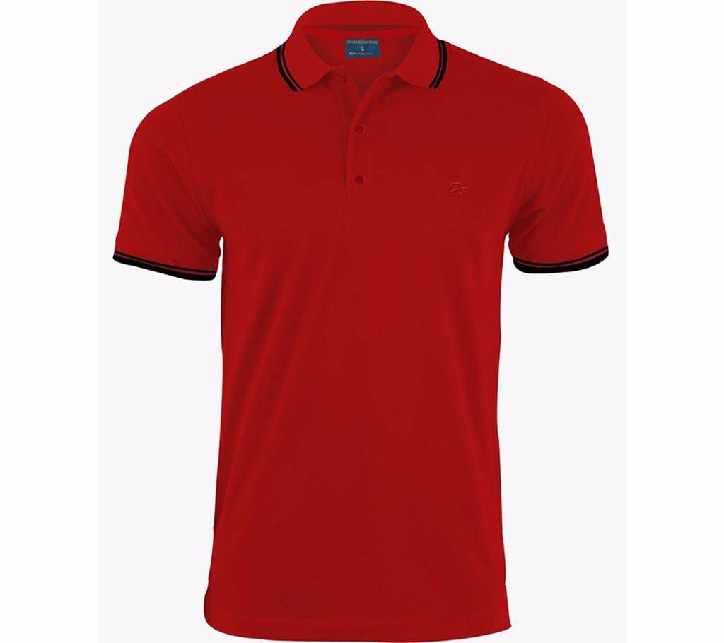 Solid Color Mens Polo Shirt