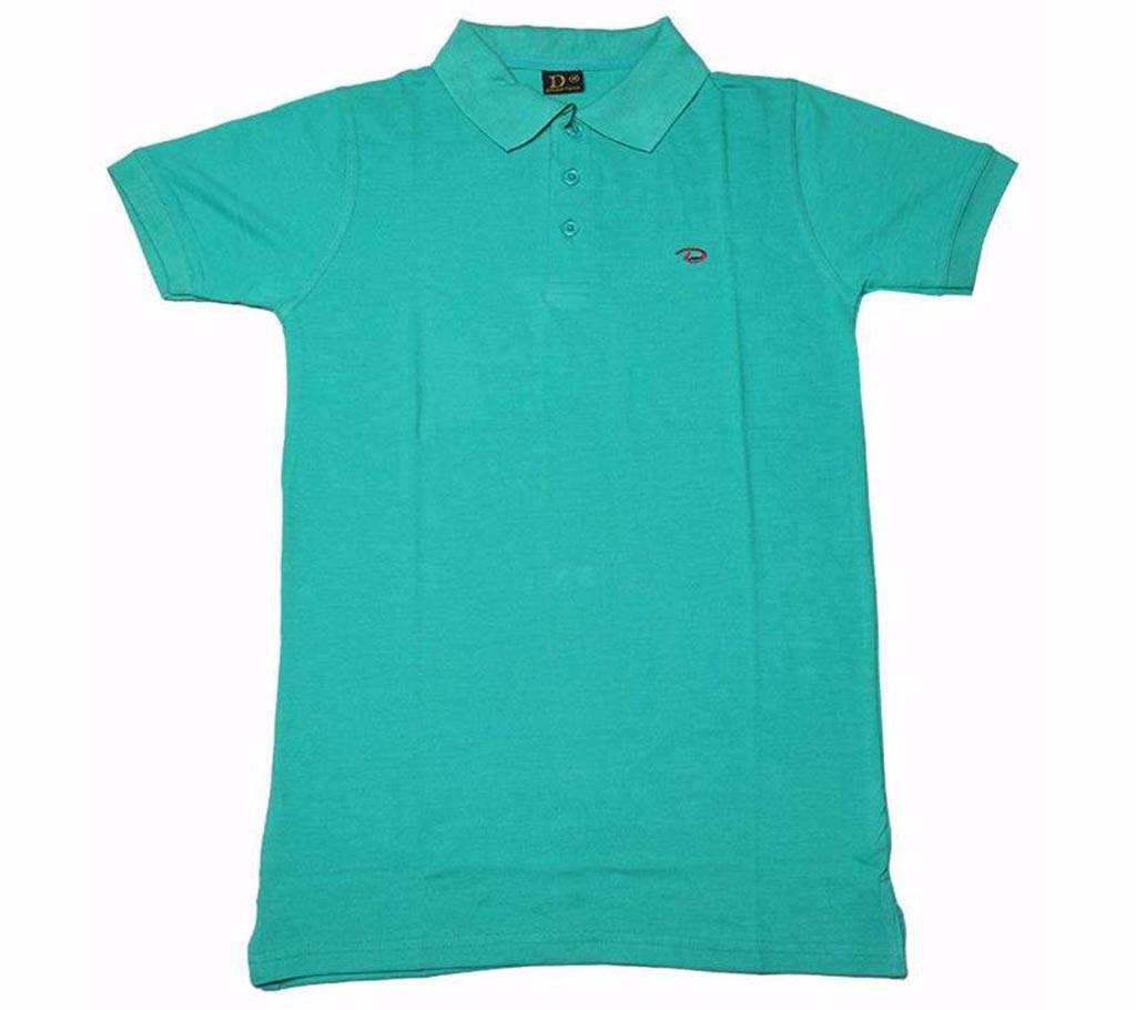 Turquoise Color Men's Polo Shirt
