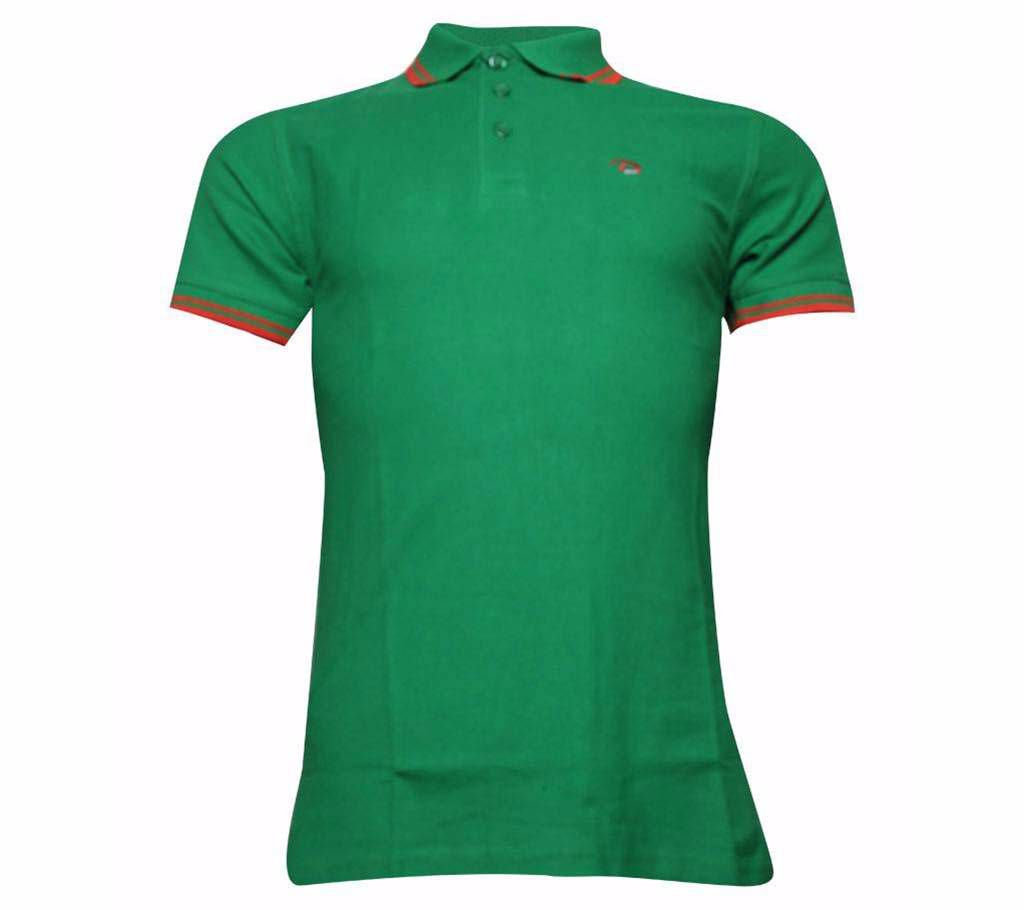 D Green Polo Shirt For Men