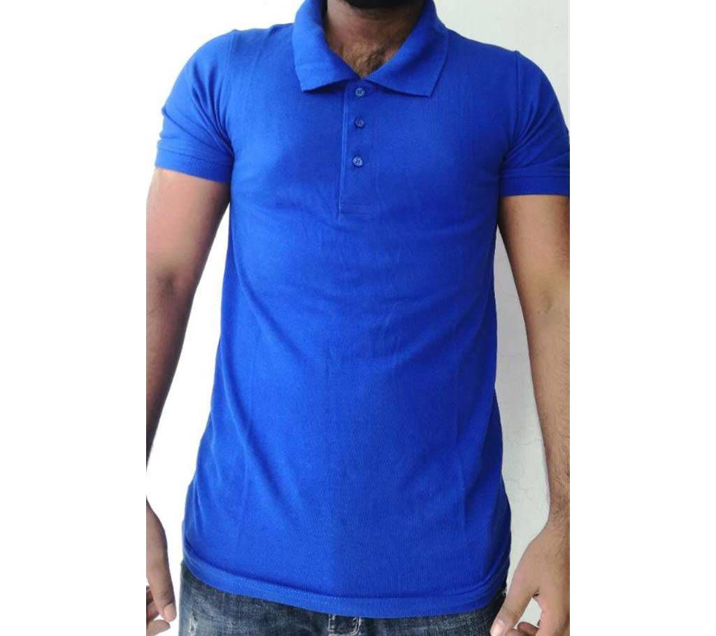 Mens Solid Colour Cotton Polo shirt