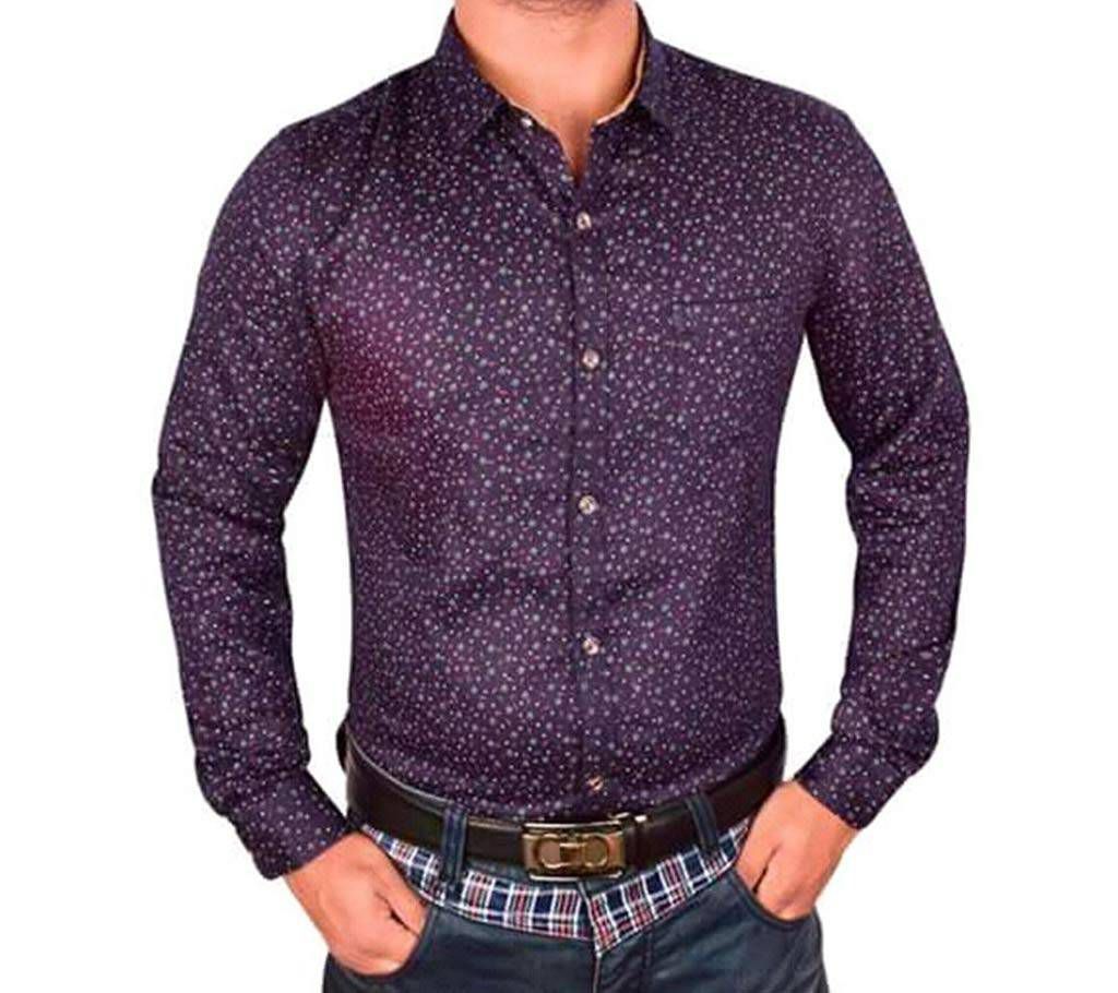 Full sleeve cotton gents casual shirt 