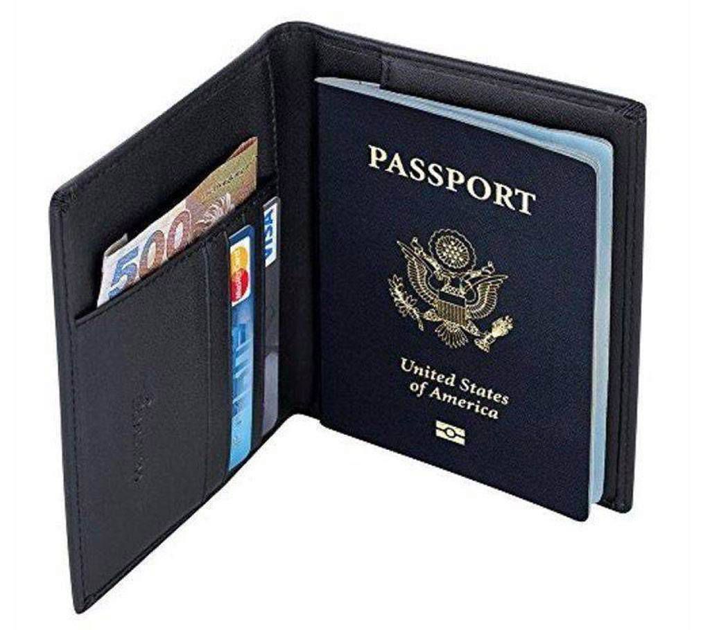 PU Leather passport cover holder 