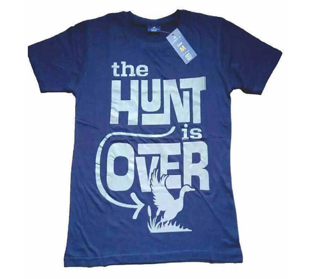 Hunt is Over Men's Round Neck T-Shirt