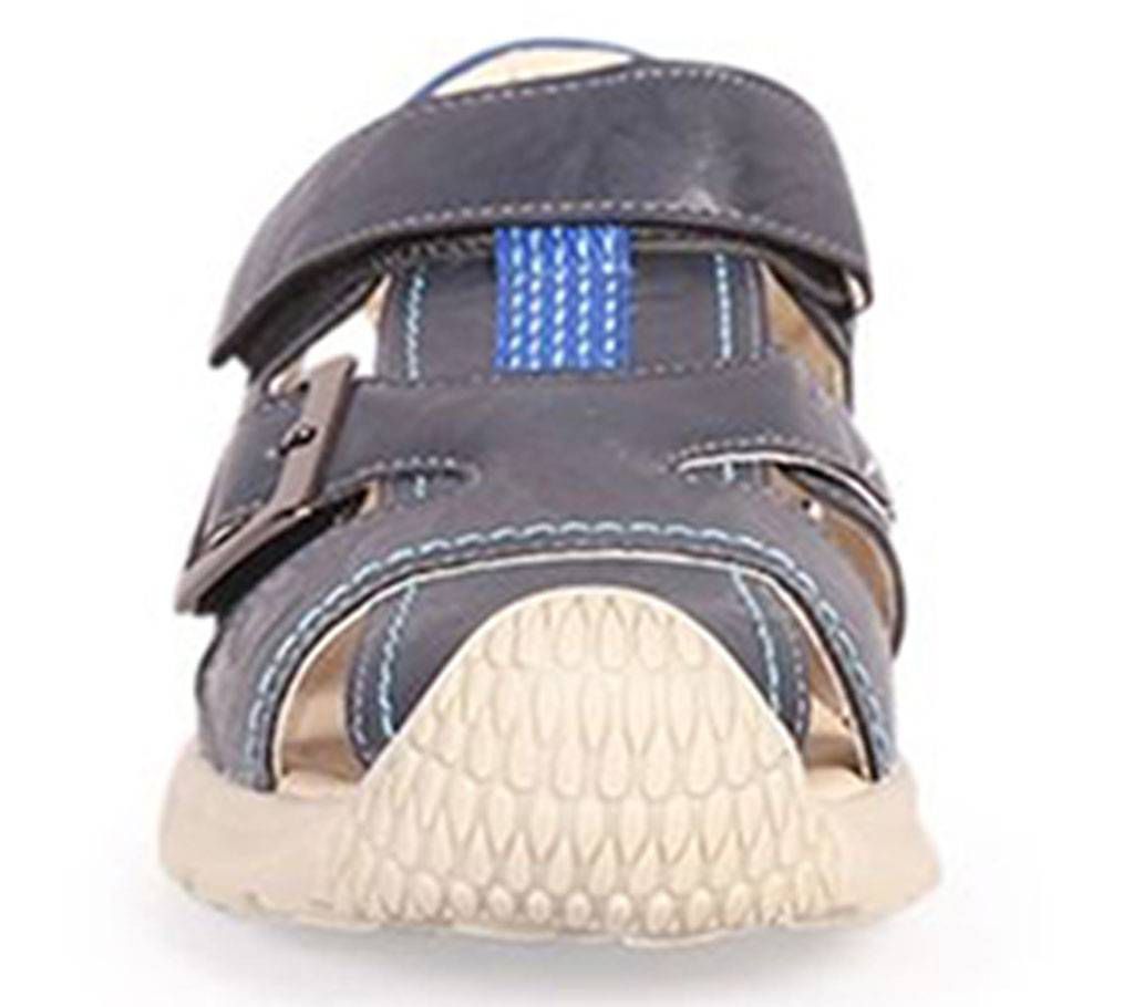 Twinkler Blue Smooth Leather Boy's Sandal Shoe