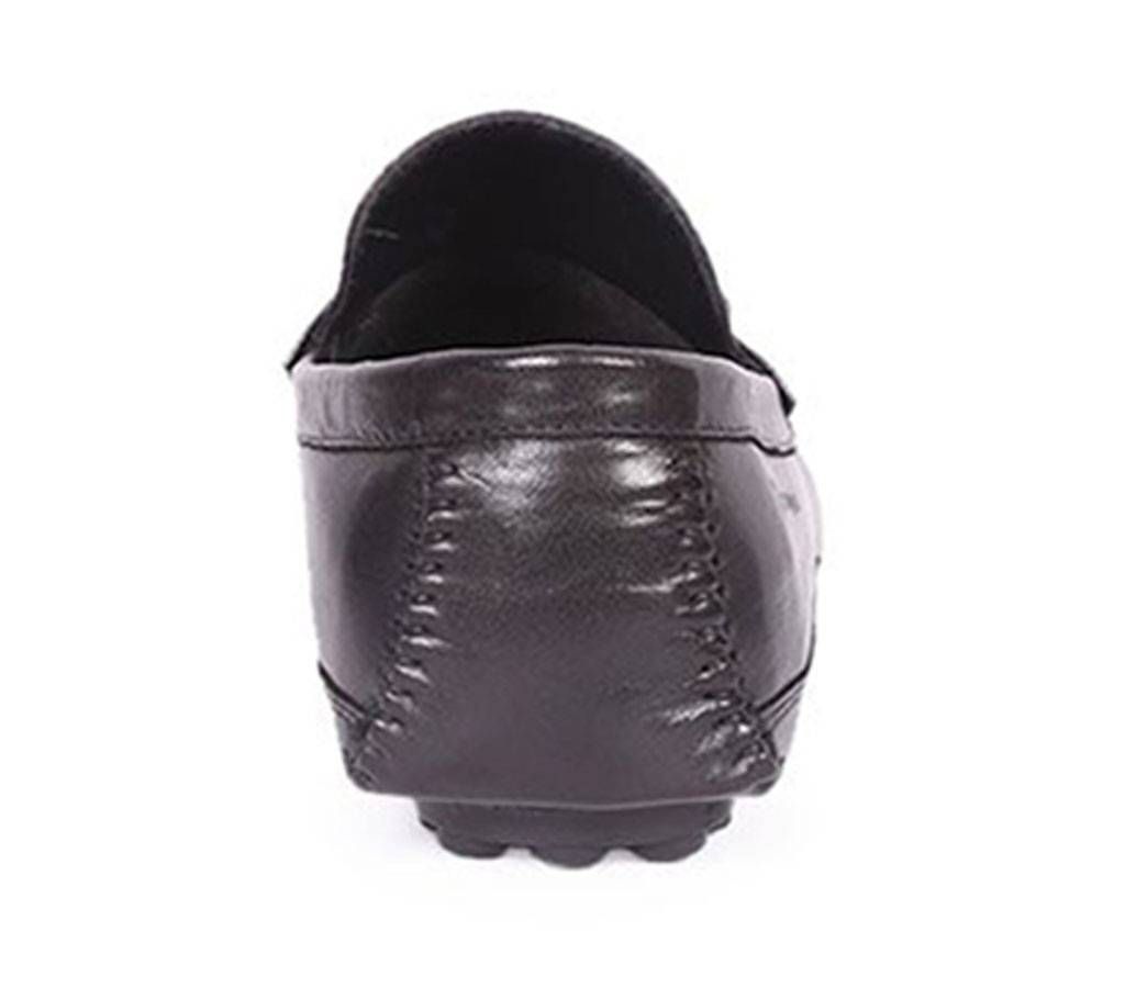 Venturini Men's Black Soft Leather Casual Shoe

