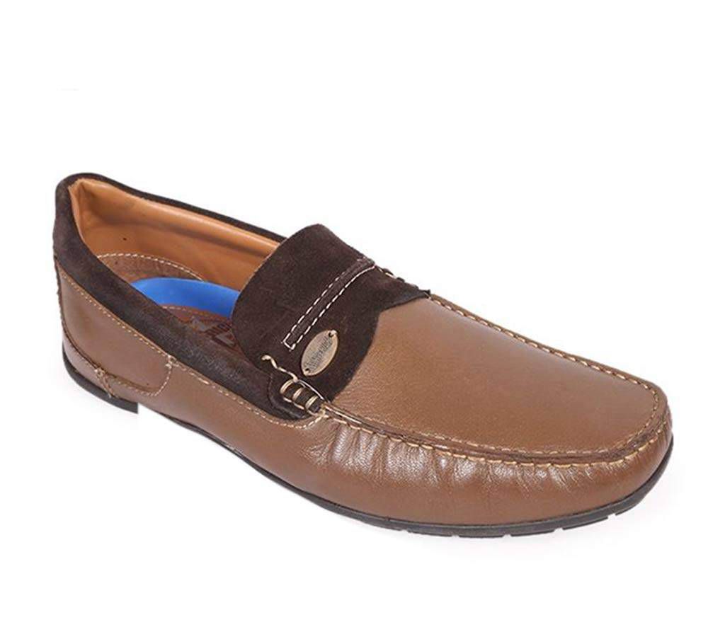 Maverick Men's Brown Smooth Leather Casual Shoe

