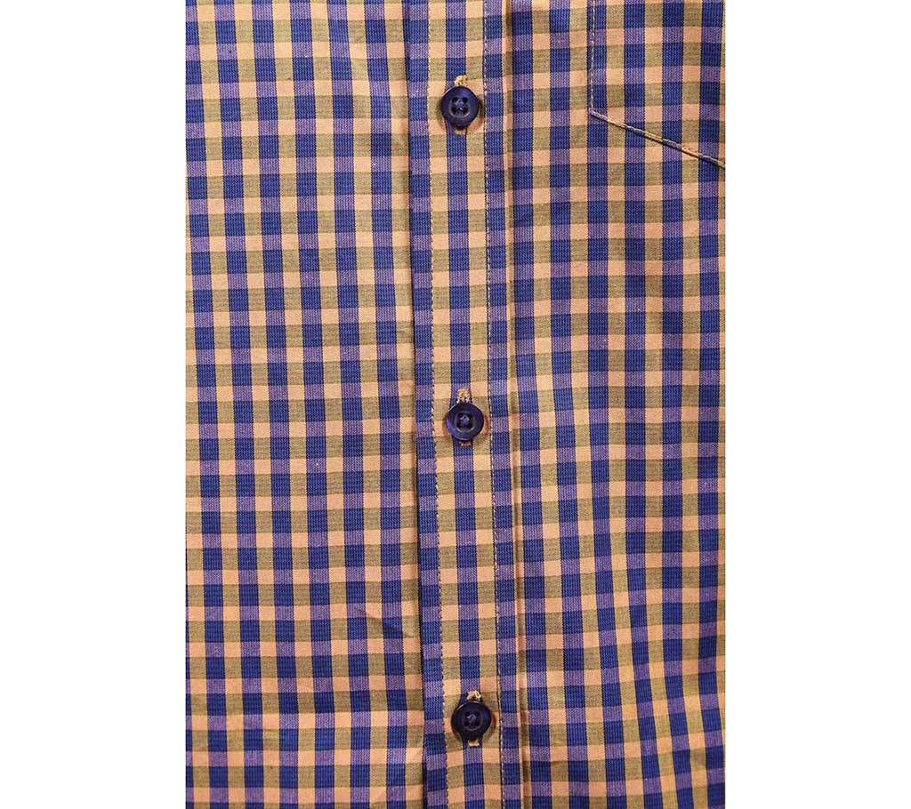 Multi-Color Formal Cotton Check Shirt for men 