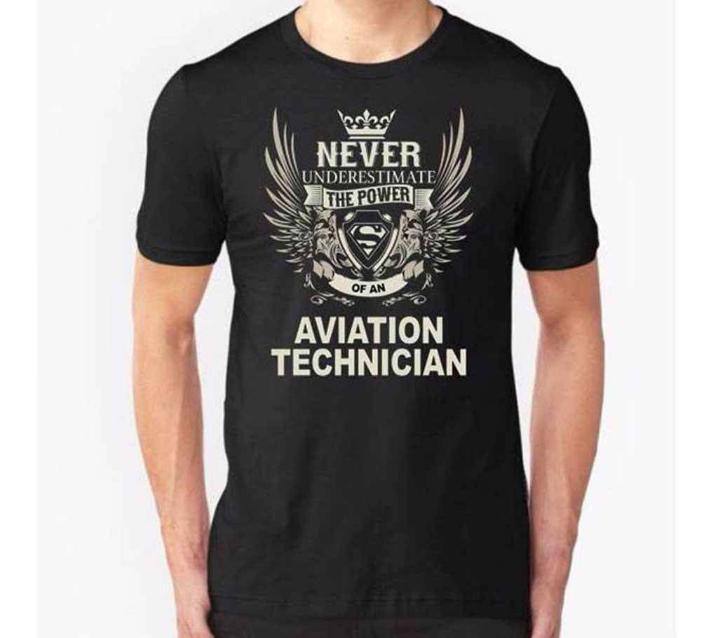 Aviation Gents Half Sleeve T-shirt 