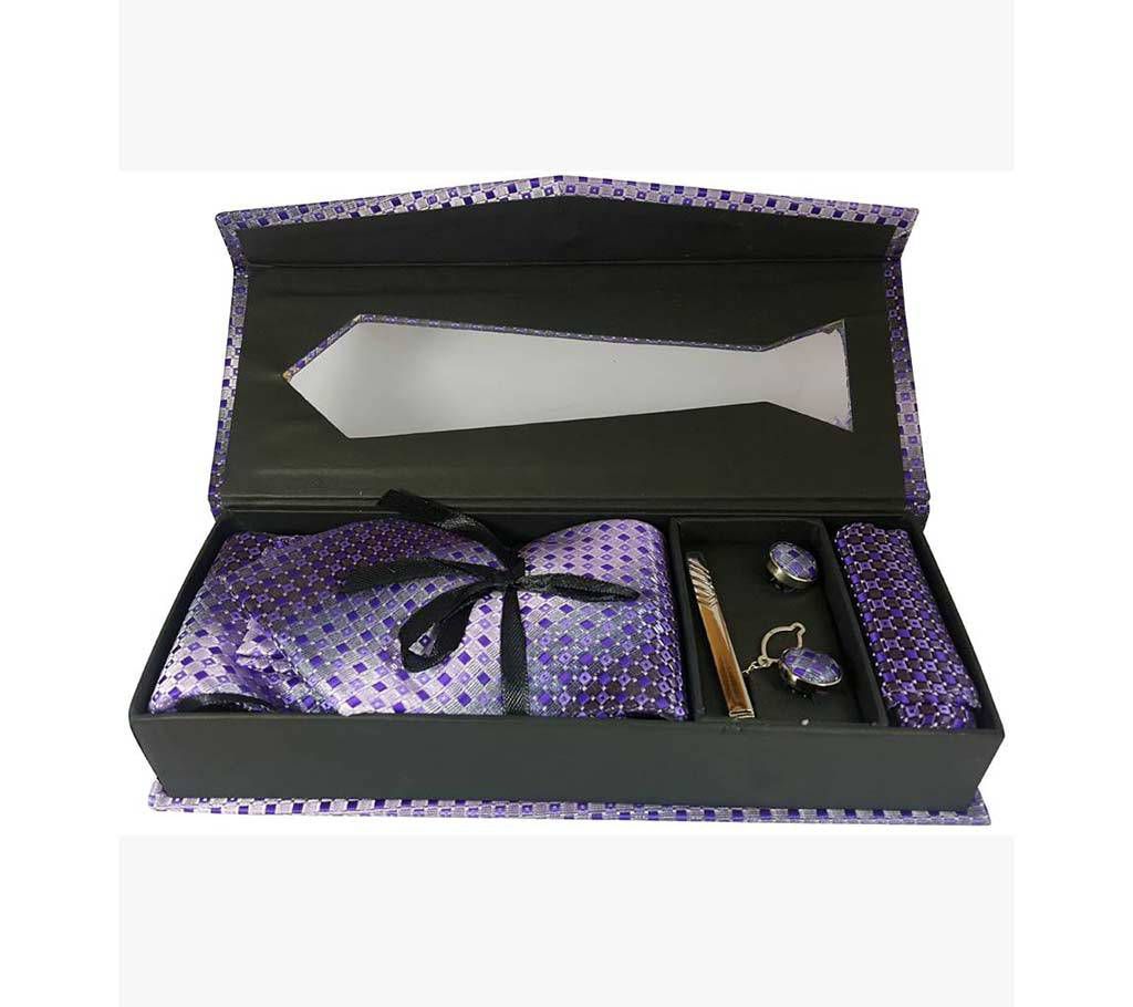 Official purple silk tie 