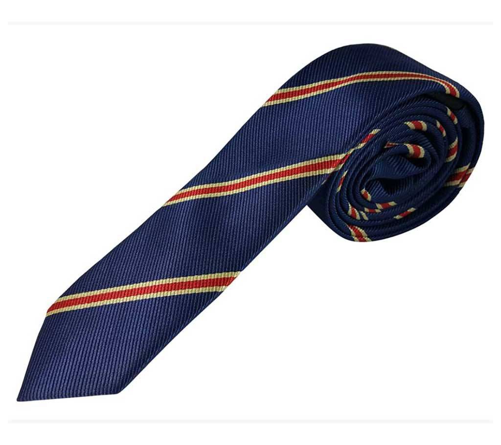Stripe silk tie 
