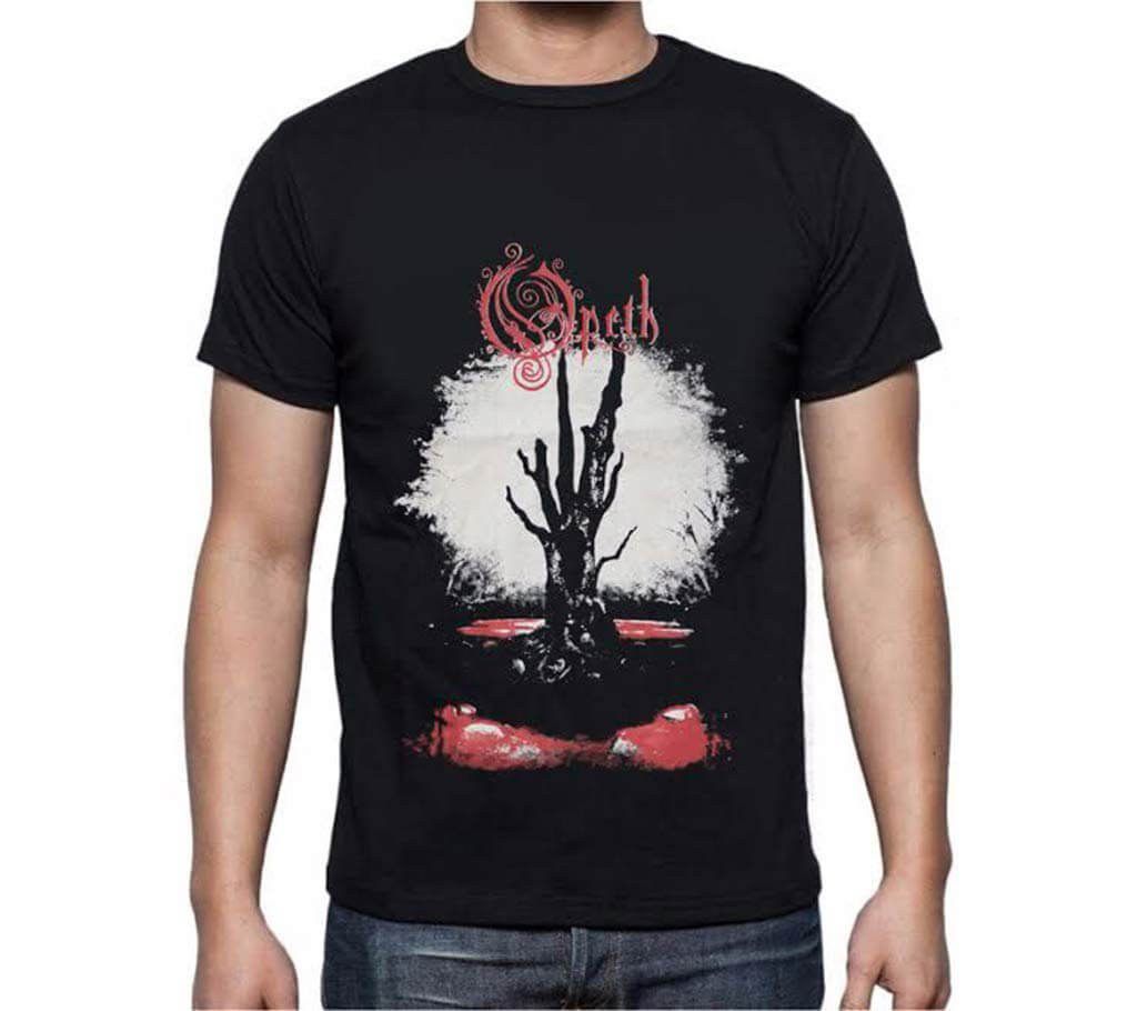 Opeth Men's Round Neck T-Shirt (Black)