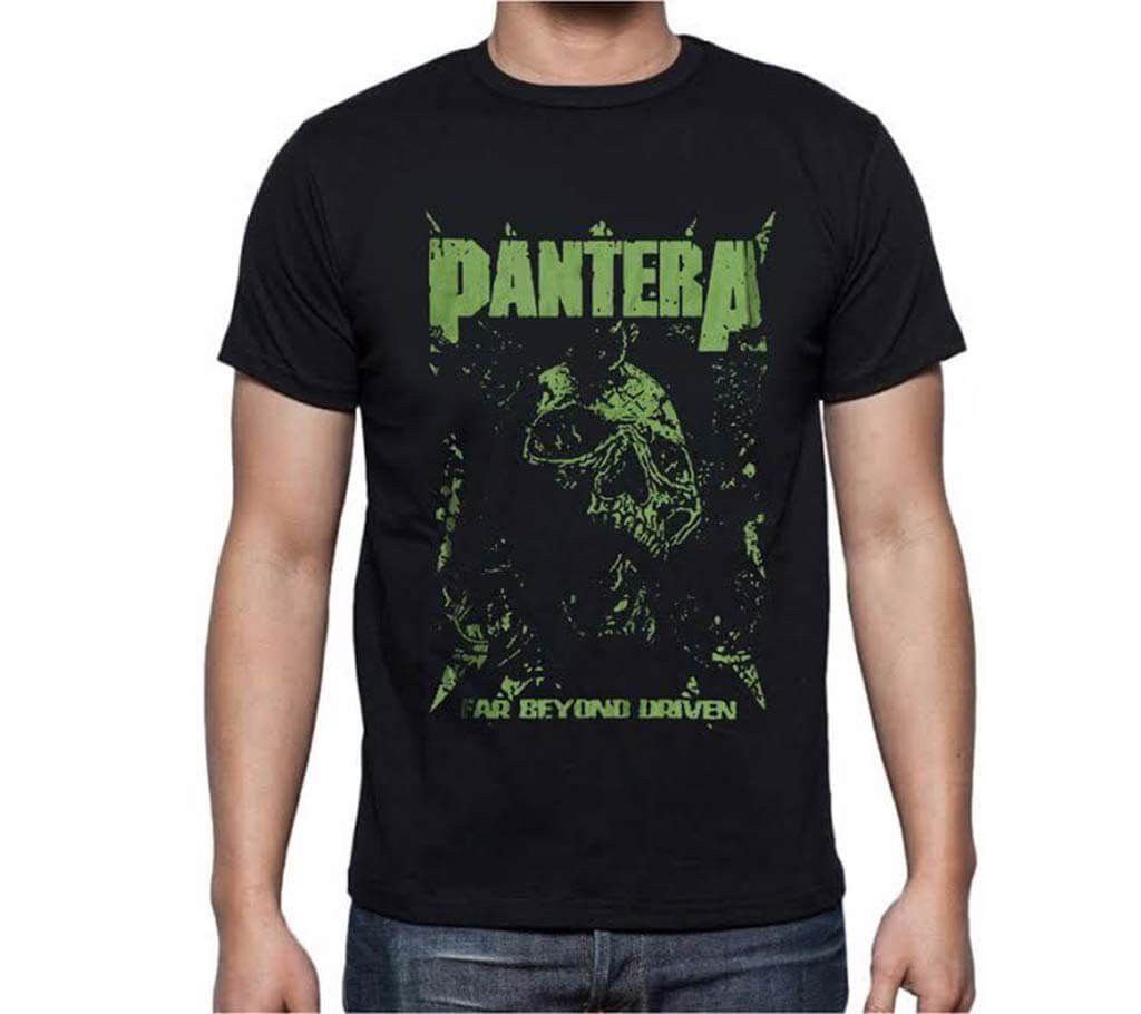 Pantera Men's Round Neck T-Shirt (Black)
