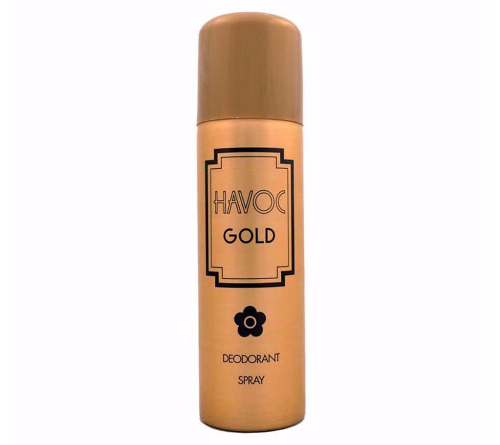  HAVOC Gold deodorant body spray for men