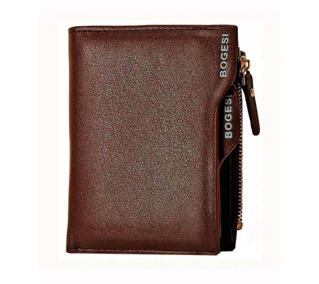 BOGESI Casual Brown Genuine Leather Wallet Copy