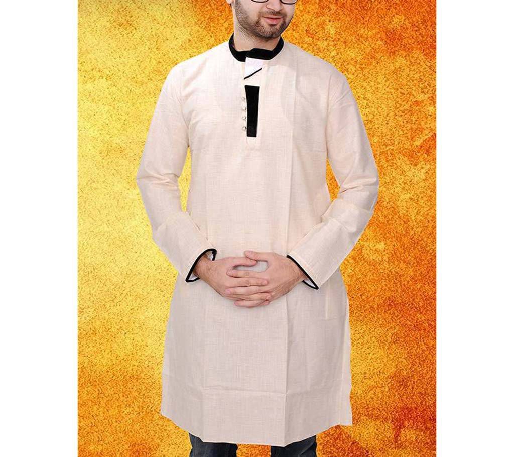 Menz Cotton Semi Long Punjabi